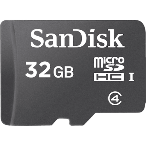 Picture of SANDISK microSDHC CARD  CL4  32GB  SDSDQM