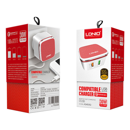 LDNIO-Home Charge- 2USB 4.2A - A2405Q