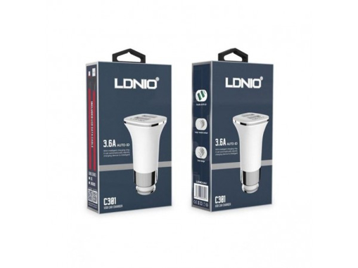 LDNIO C301 2 USB Car Charger for Iphone 