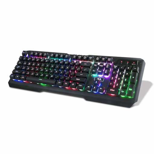 Redragon K506 Centaur 7-Color Rainbow Backlit Full-Size Gaming Keyboard