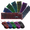 Redragon S107 Gaming Keyboard, Mouse, Mouse pad, Mechanical Feel 104 Key RGB LED
