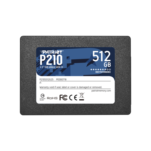 Picture of Patriot P210 SSD 512GB SATA III Internal SSD 2.5"