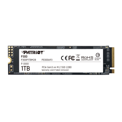 Picture of Patriot P300 1TB PCIe Gen III SSD M.2 NVME