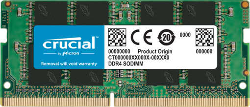 Picture of Crucial 8GB DDR4-3200 NB Ram