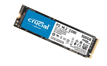 Picture of Crucial P2 500GB PCIe M.2 2280 SSD