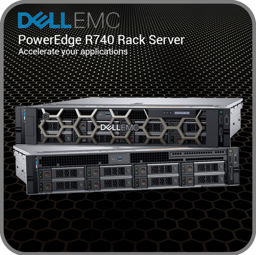 Picture of Dell PowerEdge R740 Rack Server 4216 - 16G- 4TB