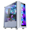 Picture of ABKONCORE H301G White RGB MID TOWER CASE