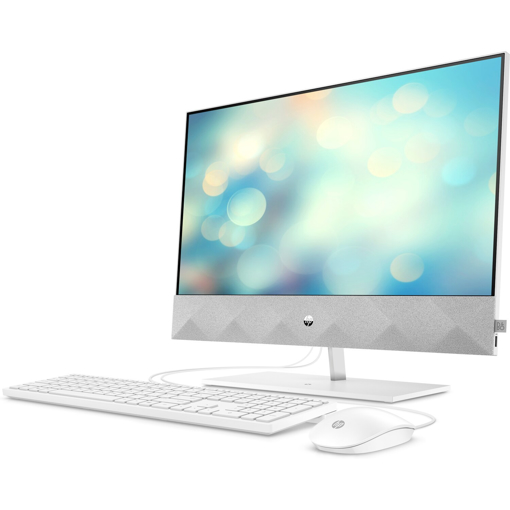 Picture of hp AIO Pavilion 24-k1012ne i7-11700T - 16GB Ram - 2TB HDD- NVIDIA MX350 2GB- 23.8" FHD- Touch - White