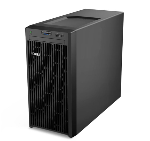 Picture of Dell PowerEdge T150 Tower Server - Xeon E-2314, 16GB ECC, 2x2TB HDD, iDRAC9, Software RAID- 3 Year Waranty