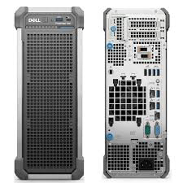 Picture of Dell PowerEdge T160 Tower Server  Intel Xeon E-2414 (4C/4T), 16GB ECC DDR5 RAM, and a 2TB SATA 7.2K HDD. Compact and efficient with Broadcom 1Gb LOM, iDRAC Basic 16G, and 300W power supply, 3 Year Waranty
