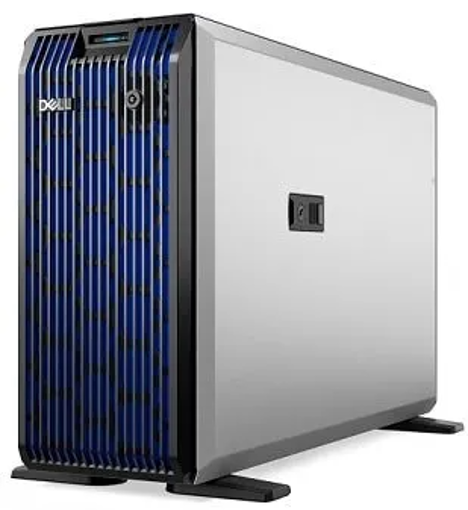Picture of Dell PowerEdge T360 Tower Server with Intel Xeon E-2414 (4C/4T), 16GB DDR5 ECC RAM, and 3x2TB 7.2K RPM SATA hot-plug drives. Features PERC H755 RAID controller, 700W hot-plug redundant PSU, iDRAC9 Basic 16G, and Broadcom 1Gb dual-port LOM.