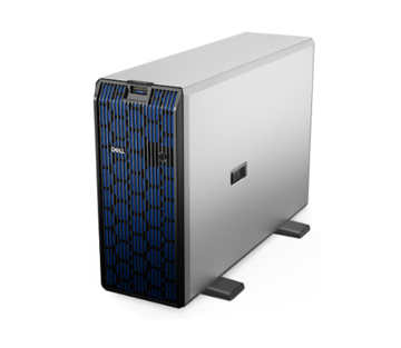 Picture of Dell PowerEdge T560 Tower Server featuring dual Intel Xeon Silver 4510 CPUs (12C/24T), 32GB DDR5 5600MT/s RDIMM, and 2x480GB SATA SSDs. Includes PERC H755 RAID, 1100W power supply, iDRAC9 Enterprise, 10GbE networking, and TPM 2.0