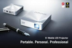 Picture of ASUS S1 Portable LED Projector-200 Lumens-Built-in 6000mAh Battery-Up to 3-hour Projection-Power Bank-HDMI/MH