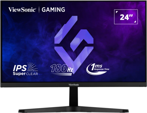 Picture of ViewSonic VX24G1-HD 24 Inch Full HD IPS Gaming Monitor | 180Hz | 1ms | HDMI & DisplayPort