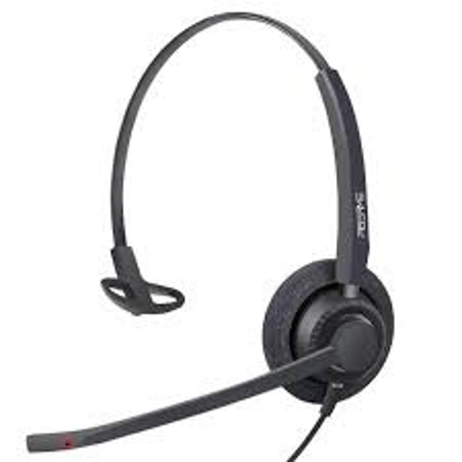Picture of FIBERME FCH7303 Mono USB Headset with Dual Mic ENC AI Noise Cancellation – 99% Noise Reduction