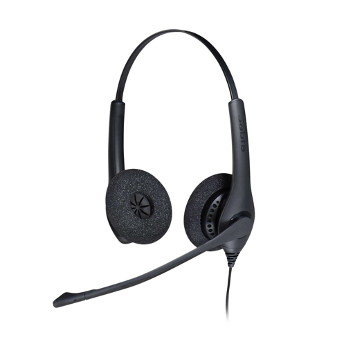 Picture of Jabra BIZ 1500 Duo USB Monaural Headset - USB-A for PC & Softphones - Noise-Cancelling