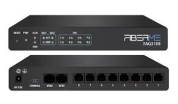 Picture of FAG3108 FXS Analog Telephone Gateway | 8 FXS Ports | Connect Analog Devices to VoIP | Enhanced Fax