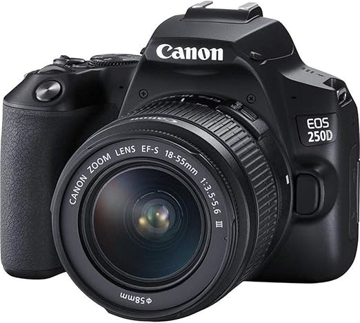 Picture of Canon EOS 250D Body EF-S 18-55mm, 24.1MP CMOS Sensor, Bluetooth, WiFi