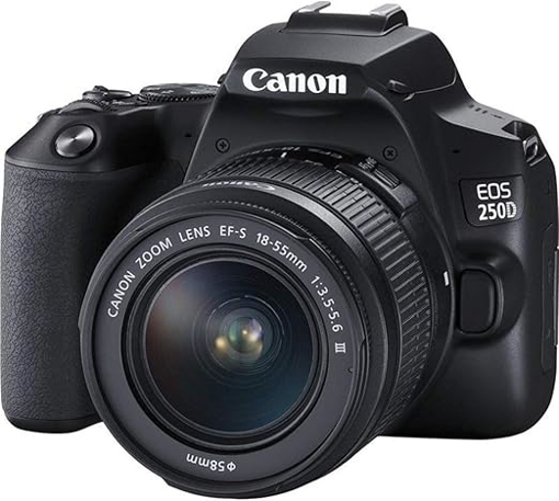 Picture of Canon EOS 250D Body EF-S 18-55mm, 24.1MP CMOS Sensor, Bluetooth, WiFi